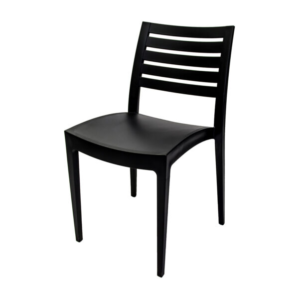 Fresco Polypropylene Chair – Anthracite, Side Chair