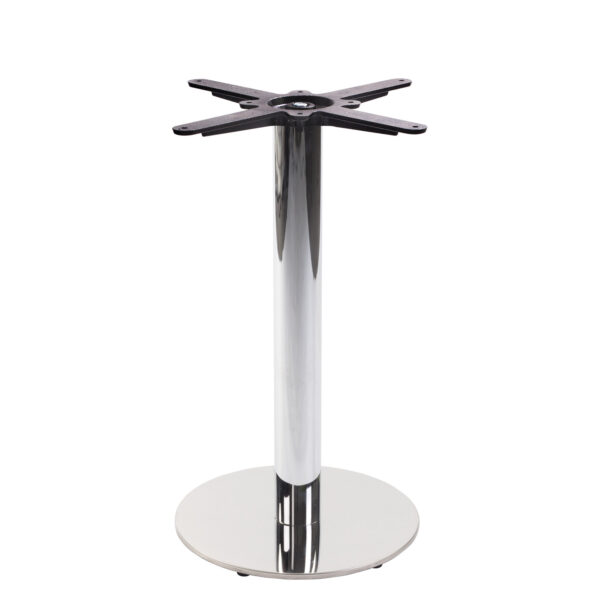 Lustra Chrome Small Round Dining Height Base