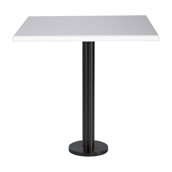 Anchor Black Dining Base With 700700 White 001 Werzalit Top
