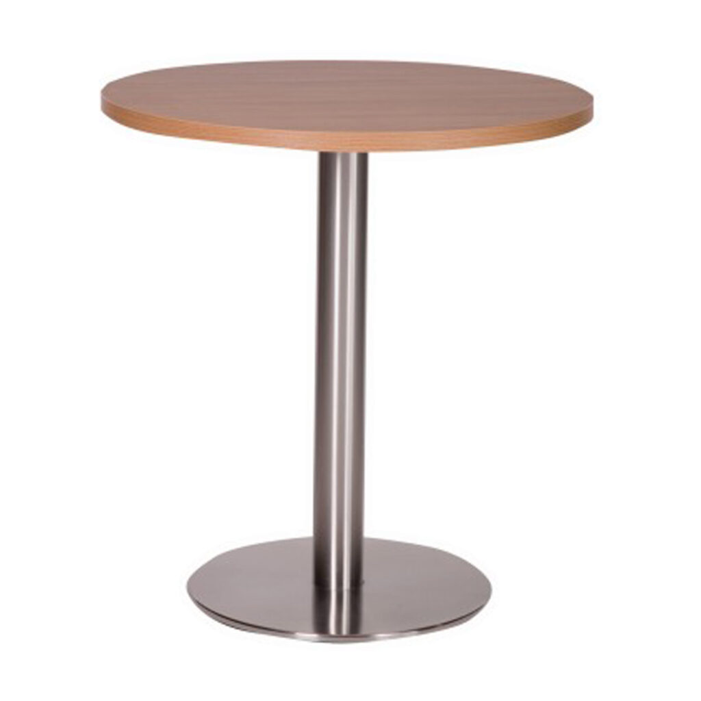 Danilo Round Dining Base With 700d Oak Laminate Top