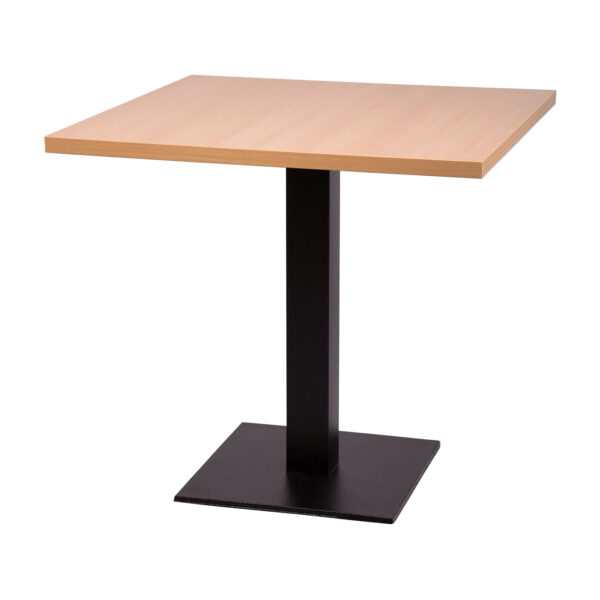 Coffee Height Forza Square Medium sized base with a 700mm Squared Beech Tuff Top