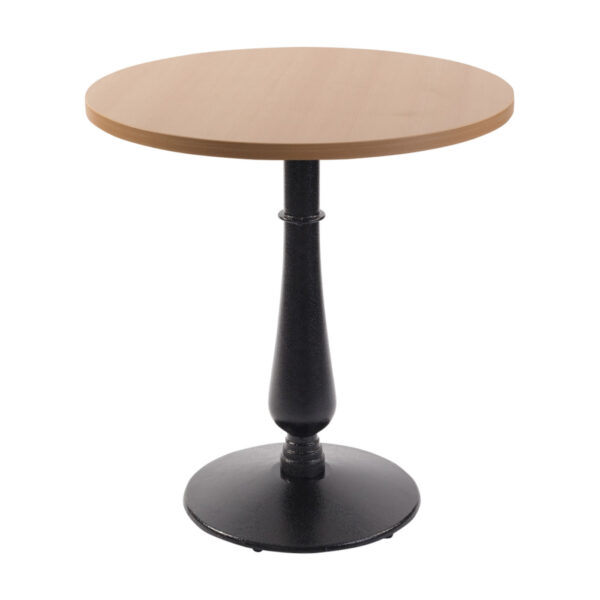 Manor Dining Height Base With A Round Beech Tuff Top Original Tabletop