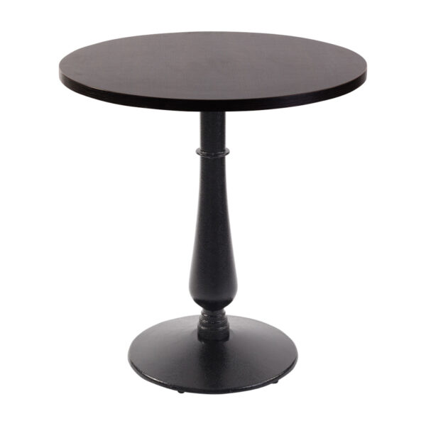 Manor Dining Height Base With A Round Wenge Tuff Top Original Tabletop