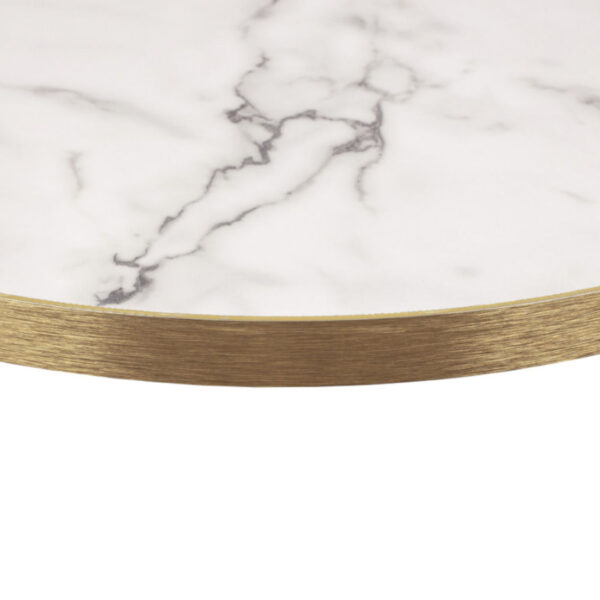 Tuff Top Premium High Gloss Calacatta Marble Round Edge Profile 2