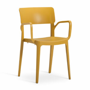 Vivo Armchair In Mustard   Hero