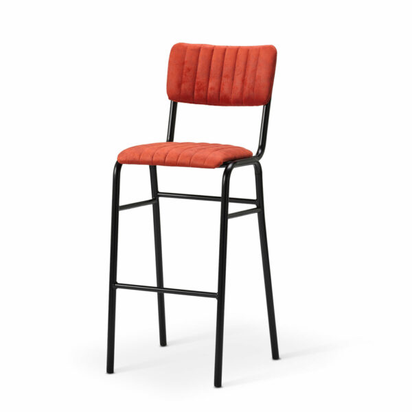 Bourbon Bar Chair In Tabasco   Angle