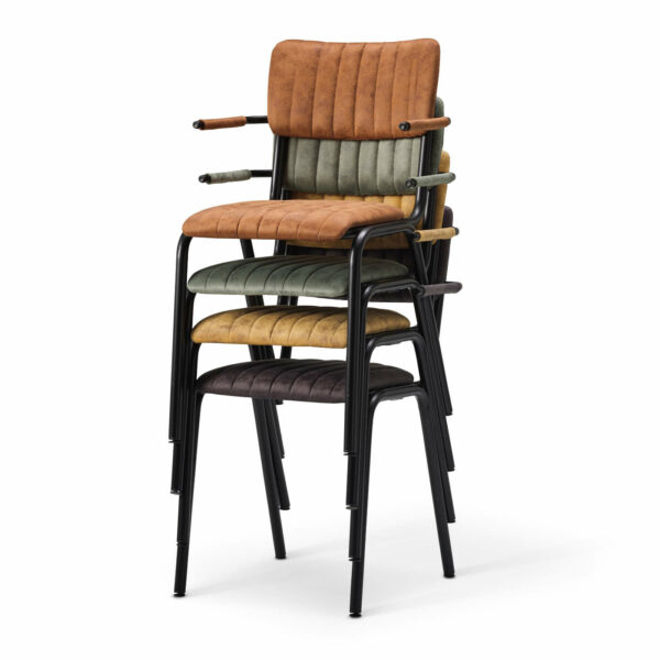 Bourbon Chairs Stacked 4 High   Mix