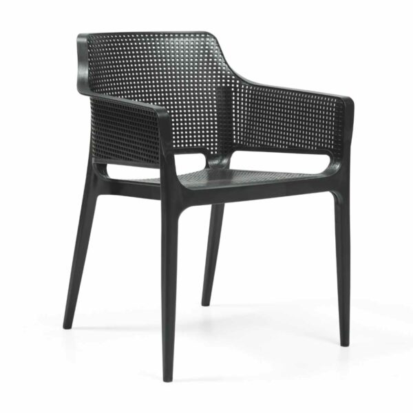 Boom Chair In Black   Angled