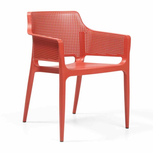 Boom Chair In Terracotta Red   Angled