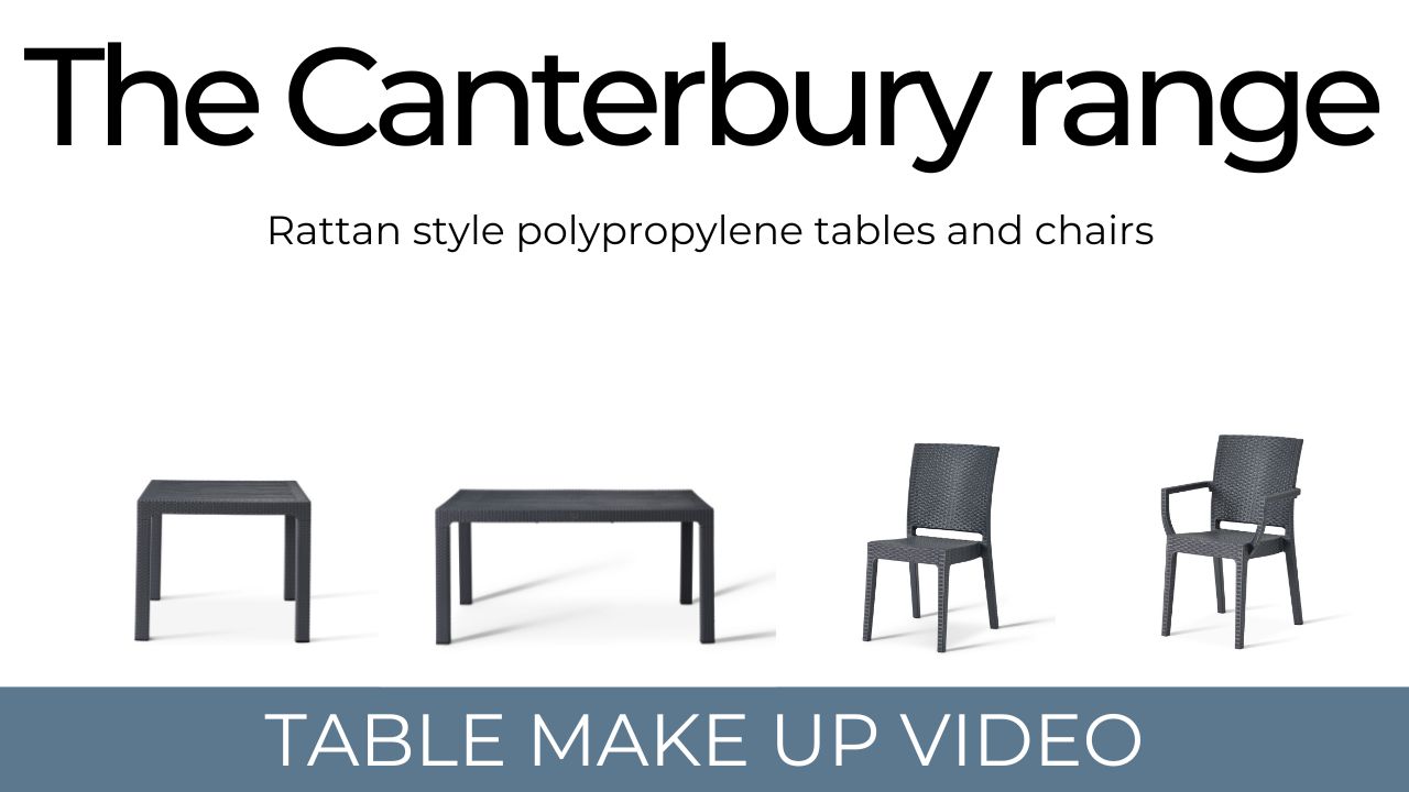 The Canterbury Range - Table Make Up Video